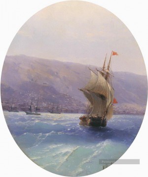 vue de la Crimée 1851 Romantique Ivan Aivazovsky russe Peinture à l'huile